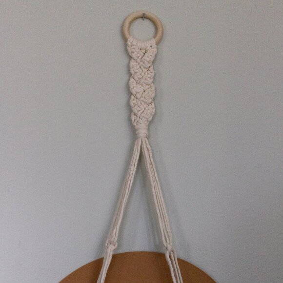 Boho Macrame Hat Hanger - Picture 3 of 4